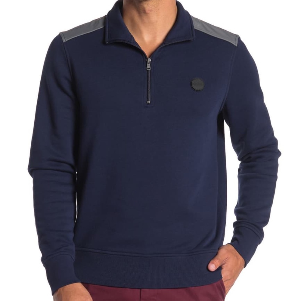 Michael Kors 1/4 Zip Pullover Shirt Mens NWT Sz L